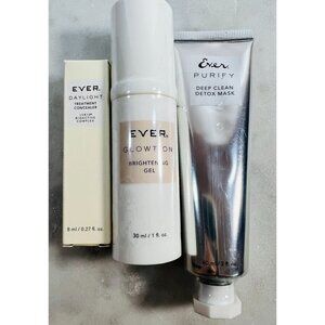 3 Ever‎ Skin Products Brightening Gel Treatment Concealer Deep Clean Detox Mask